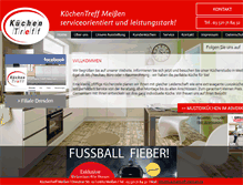 Tablet Screenshot of kuechentreff-meissen.de